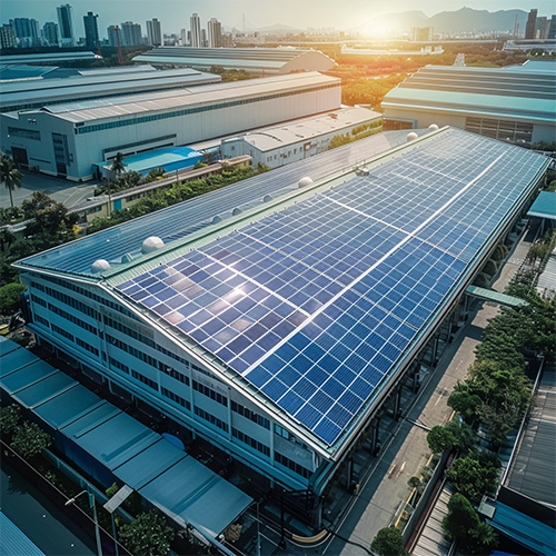Sistemas fotovoltaicos para a industria